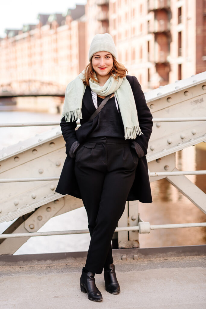 Portraitfoto im Hamburger Hafen